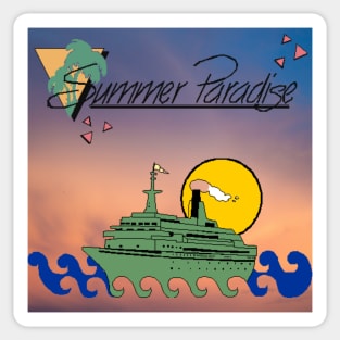 Summer Paradise Sticker
